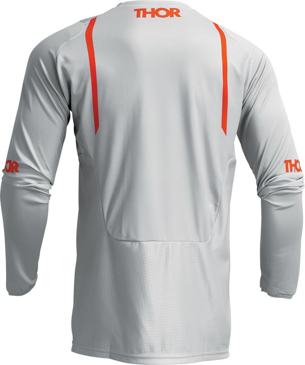 THOR Pulse Mono MX Motorcross Jersey Gray/Orange 2023 Model