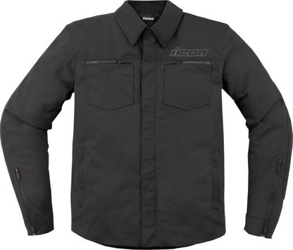 ICON Upstate Canvas CE Jacket Black - 2023 Model