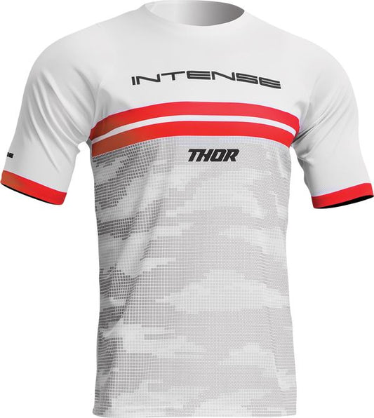 THOR Intense MTB Assist Decoy Jersey Camo Gray/White 2023 Model