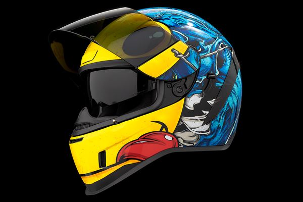 ICON Airform™ Brozak MIPS® Motorcycle Helmet Blue - 2023 Model