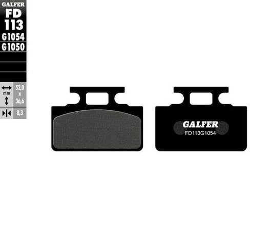 GALFER Brake Pad Street Semi-Sintered Metal FD113G1054