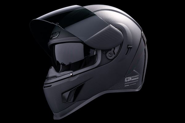 ICON Airform™ Dark Motorcycle Helmet Black - 2023 Model