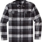 ICON Flannel Feller Motorcycle Shirt Black/Gray 2023 Model