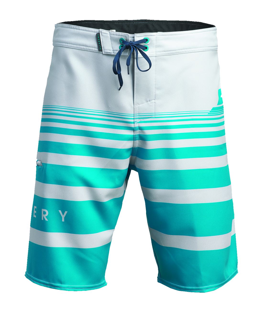 SLIPPERY Watersports Glide Board Shorts Gray/Aqua