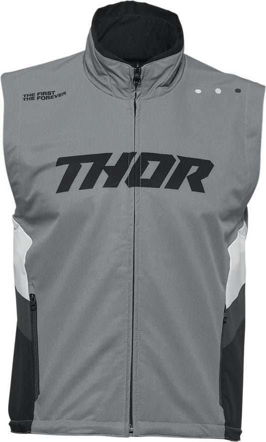 THOR MX Motorcross Warmup Vest Gray 2023 Model