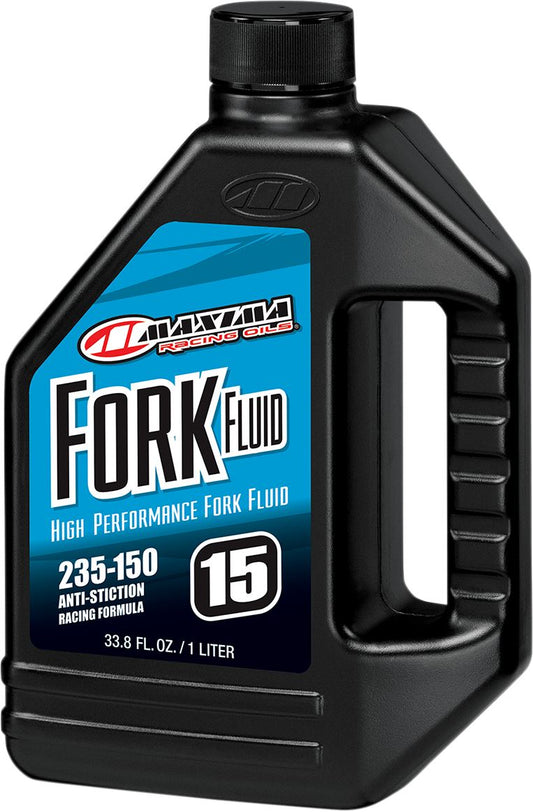 Maxima Fork Fluid Racing 15w 1 Litre 33.8 Fl. Oz. Orange