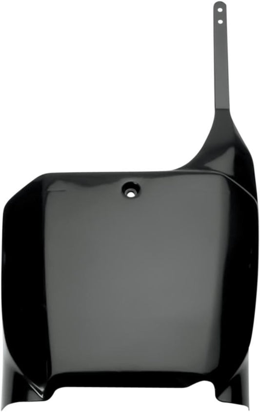 UFO FRONT NUMBER PLATE HONDA CR125/250/CRF450 BLACK HO03666-001