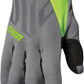 THOR Draft MX Motorcross Gloves Gray/Acid 2023 Model