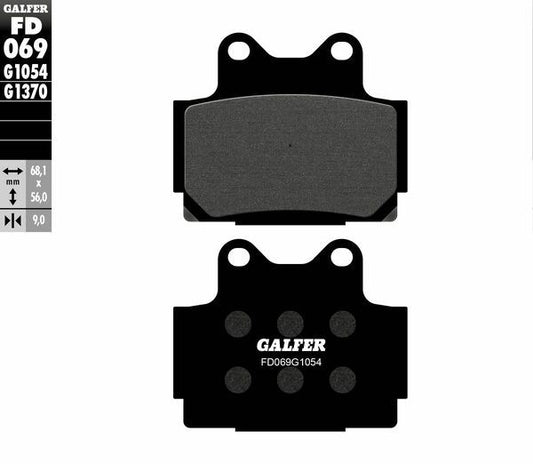 GALFER Brake Pad Street Semi-Sintered Metal FD069G1054