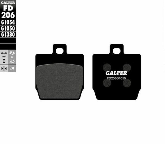 GALFER Brake Pad Street Organic Base FD206G1050