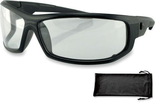 BOBSTER AXL Wrap Around Design Black Sunglasses EAXL001C