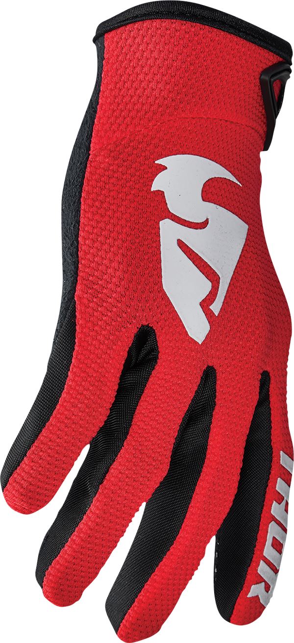 THOR Sector MX Motorcross Gloves Red/White 2023 Model