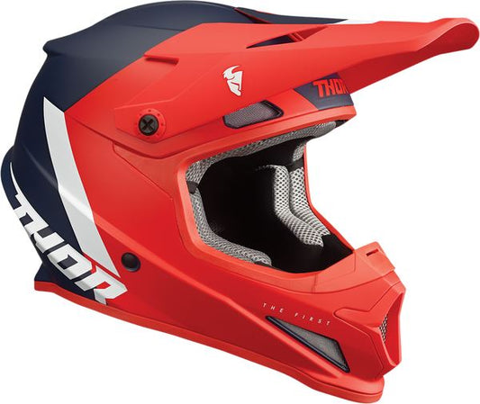 THOR Sector Chev MX Motorcross Helmet Blue/Red 2023 Model