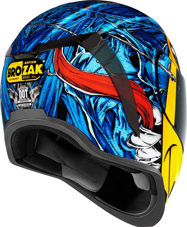 ICON Airform™ Brozak MIPS® Motorcycle Helmet Blue - 2023 Model