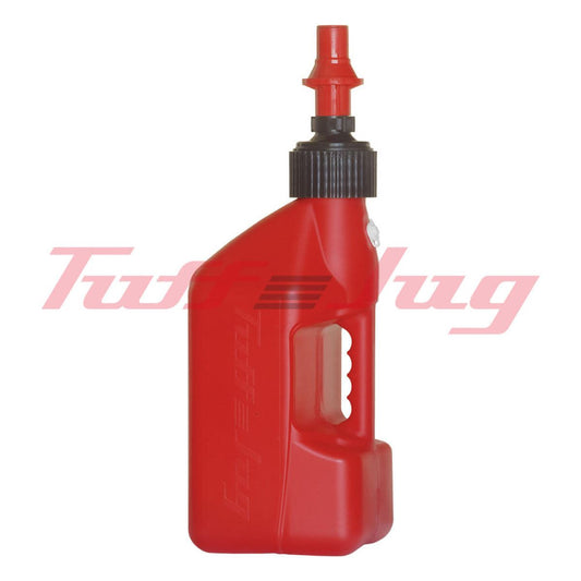 TUFF JUG 10 Litre Red Fuel Can With Quick Fill Nozzle