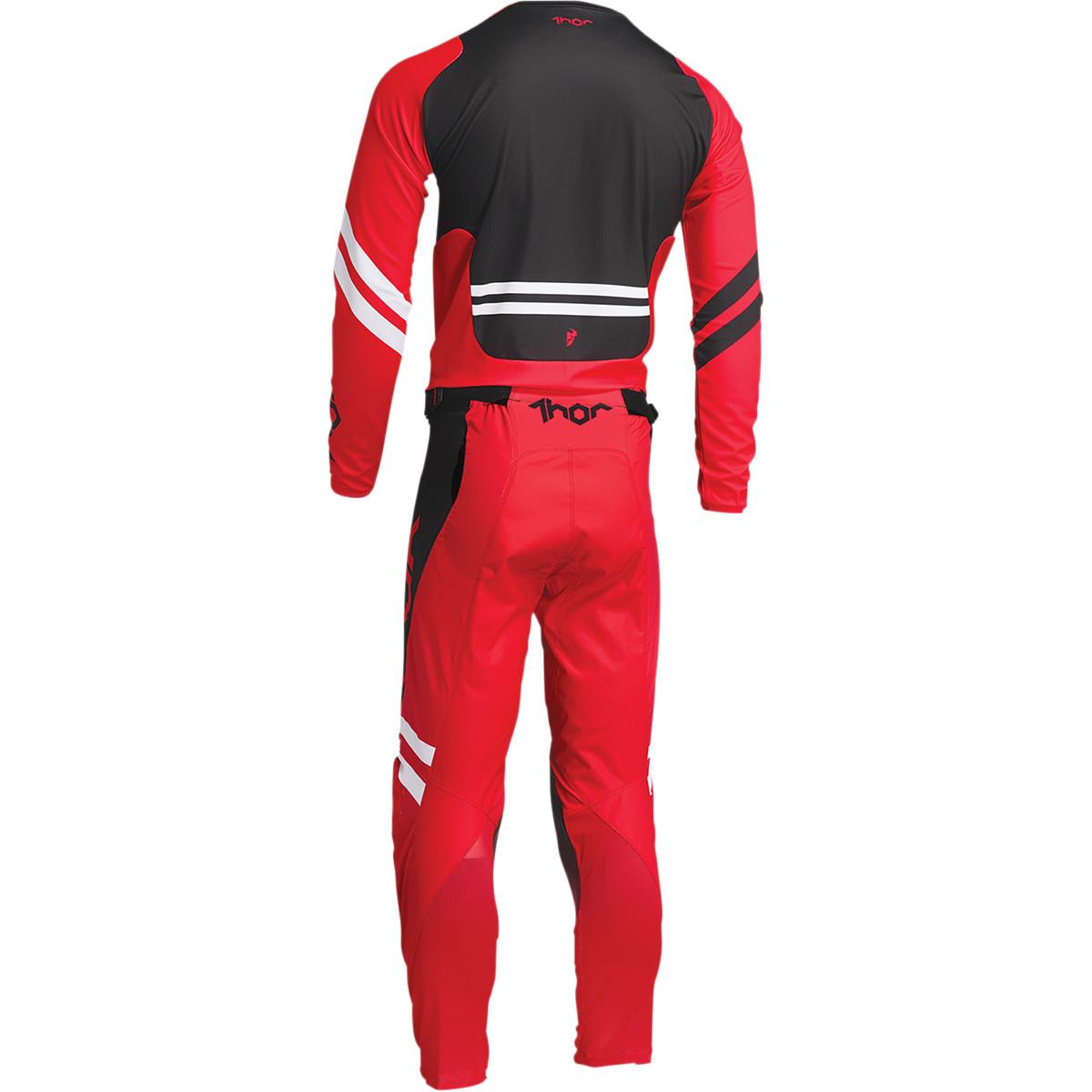 THOR Pulse Cube MX Motorcross Jersey Red/White 2023 Model