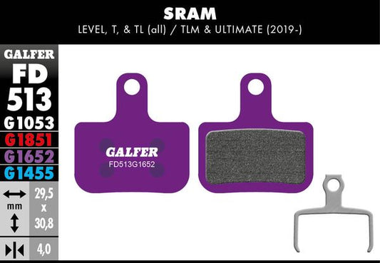 GALFER Brake Pad Bicycle FD513G1652