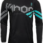 THOR Pulse Cube MX Motorcross Jersey Black/Mint 2023 Model