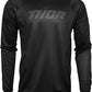 THOR Pulse Blackout MX Motorcross Jersey Black 2023 Model