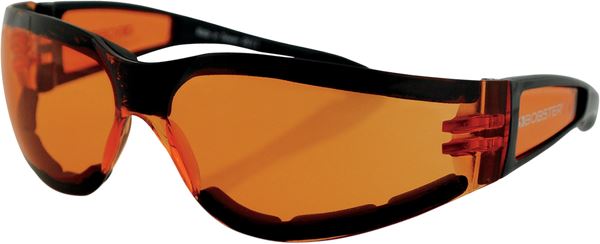 BOBSTER Shield II Wrap Around Design Black Sunglasses ESH204