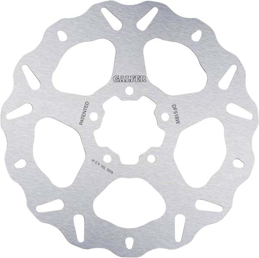 GALFER Brake Rotor Solid Wave® One Piece (Fixed) DF518W