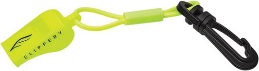 SLIPPERY Whistle with Clip NEON YL A2706CS