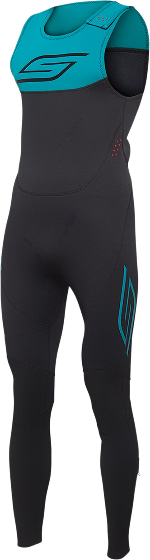 SLIPPERY Watersports Breaker Wetsuit Black/Aqua