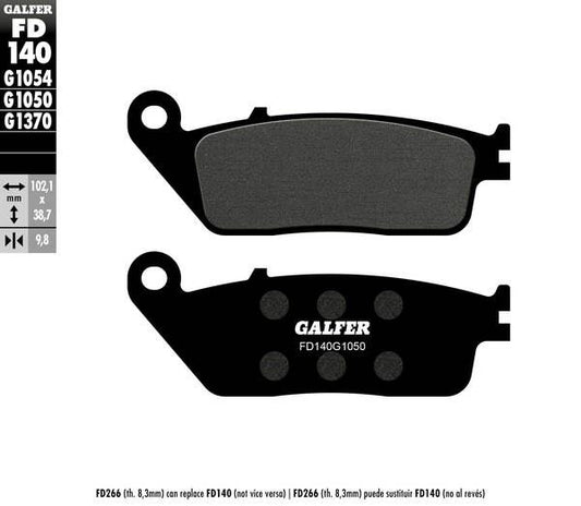 GALFER Brake Pad Street Organic Base FD140G1050