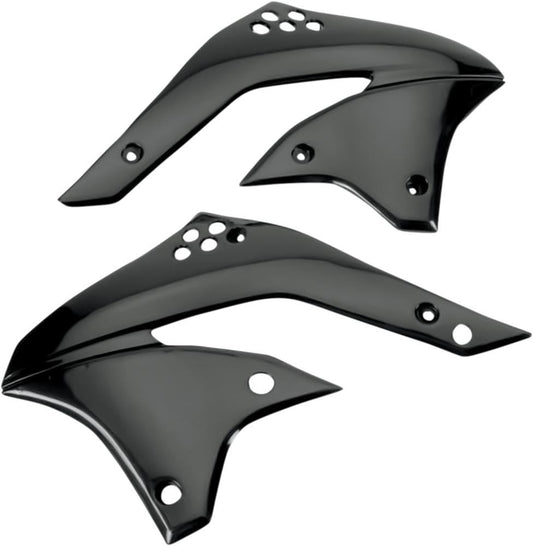 UFO RADIATOR COVERS KAWASAKI KXF450 BLACK KA03770-001