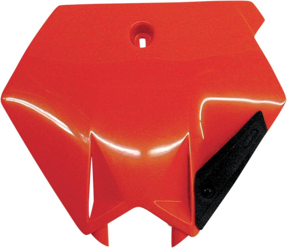 UFO FRONT NUMBER PLATE KTM 85SX ORANGE KT03078-127