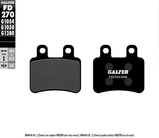 GALFER Brake Pad Street Organic Base FD270G1050