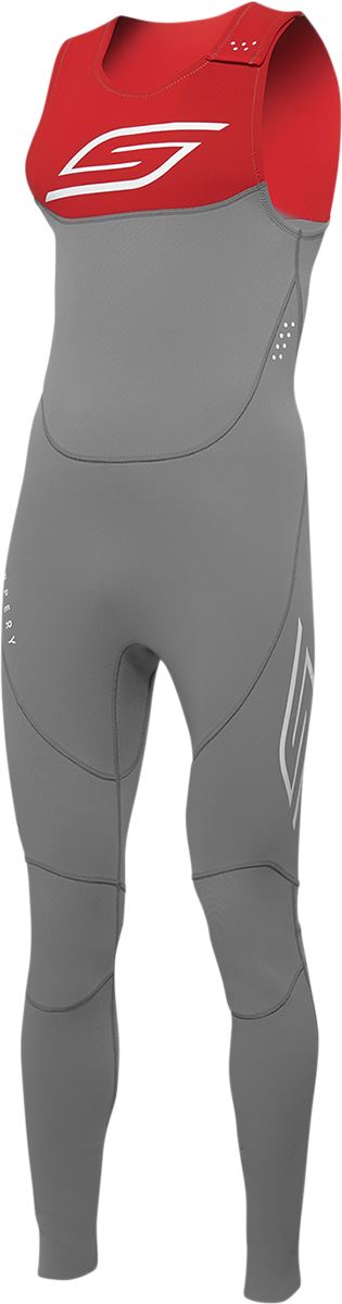 SLIPPERY Watersports Breaker Wetsuit Charcoal/Red