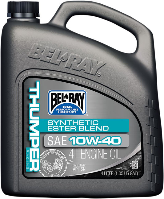 BELRAY Thumper Racing Synthetic Ester 4T Engine Oil 10W-40 4 Litre