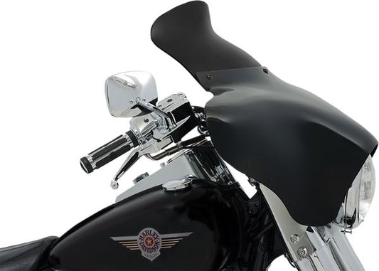 MEMPHIS SHADES Batwing Spoiler Windshield Black HARLEY DAVIDSON® 9" DARK SMOKE MEP84210