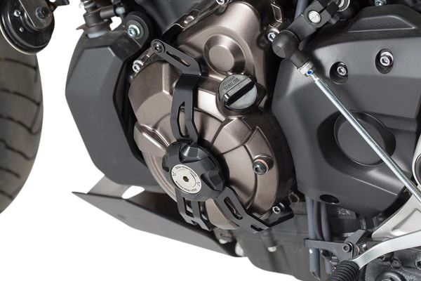 SW MOTECH Alternator Cover Guard Black YAMAHA Mt-07 / Tracer Xsr700 STP.06.506.10000