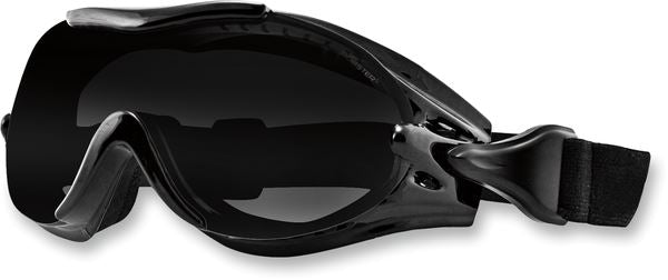 BOBSTER Phoenix Over Glasses, Clear Lens Black Goggles BPX001