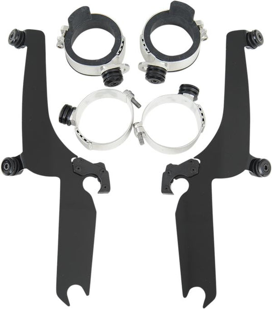 MEMPHIS SHADES Windshield Mounting Kit Black Complete MEB8932