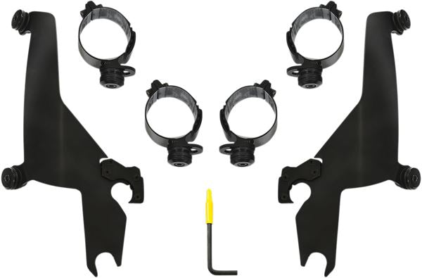 MEMPHIS SHADES Trigger Lock Windshield Mounting Kit Complete Without OEM light bar MEB2047