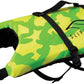 SLIPPERY Watersports Pet Vest S19 Yellow/Green