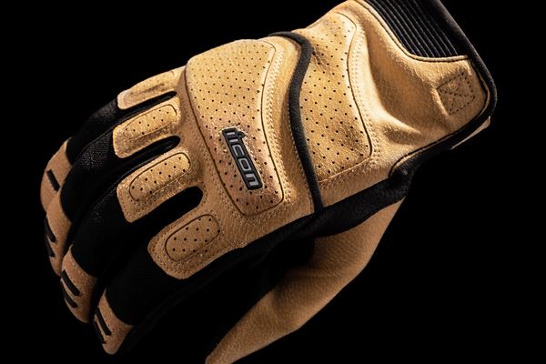 ICON Women's Superduty3 CE Gloves Tan - 2023 Model