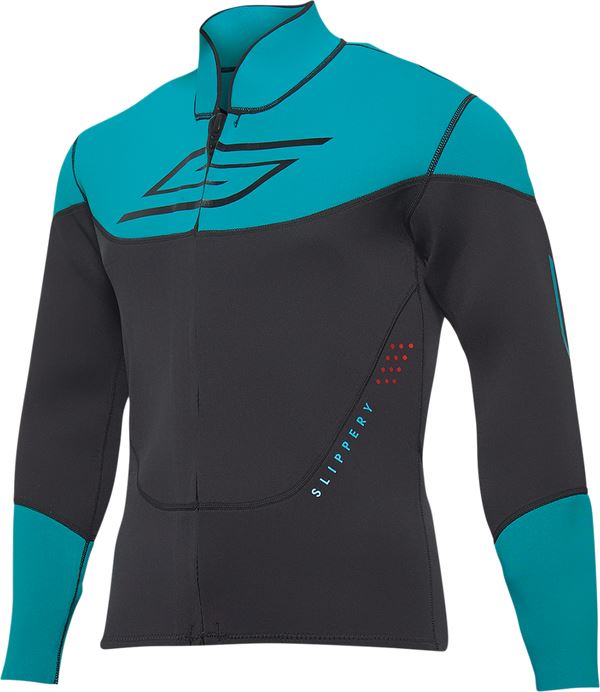 SLIPPERY Watersports Breaker Wetsuit Black/Aqua