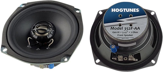 Hogtunes Generation 3 5-1 4 in. Front Replacement 2 OHM Speakers - 352F-AA 352F-AA