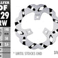 GALFER Brake Rotor Solid Wave® One Piece (Fixed) DF629RW
