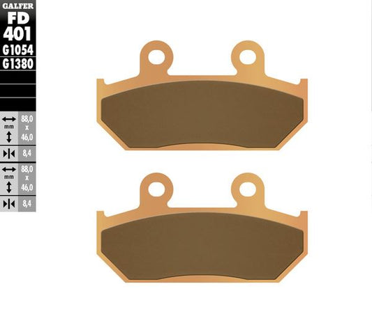 GALFER Brake Pad Street Sintered Metal FD401G1380