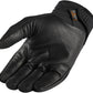 ICON Women's Anthem 2 CE Motorcycle Gloves Black 2023 Model