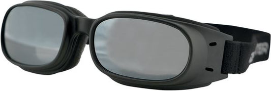BOBSTER Piston Mirrored Lens Black Goggles BPIS01R