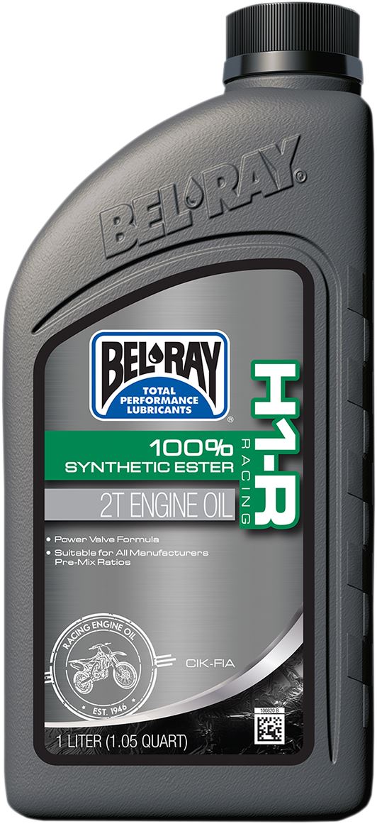 BEL-RAY H1-R Racing 100% Synthetic Ester 2T Engine Oil 1L 99280-B1LW