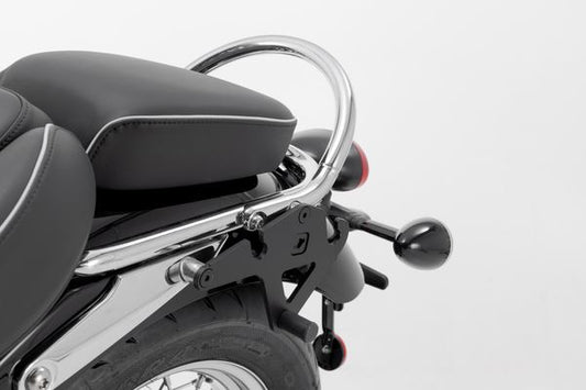 SW MOTECH SLH Side Carrier LH1 L Black BONNEVILLE 1200 SPEEDMASTER ABS 18-22 HTA.11.682.10000