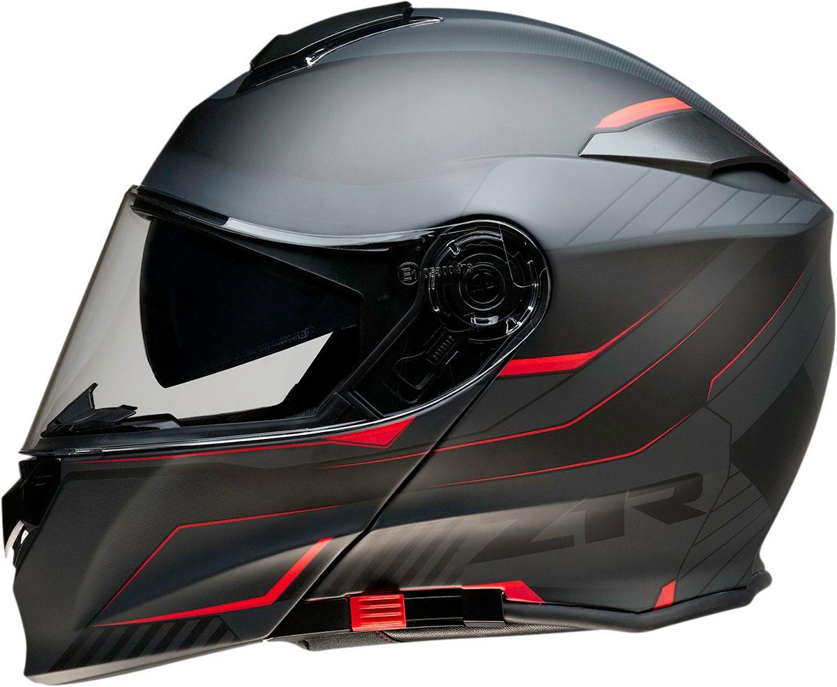 Z1R SOLARIS SCYTHE Black/Red Motorcycle Helmet