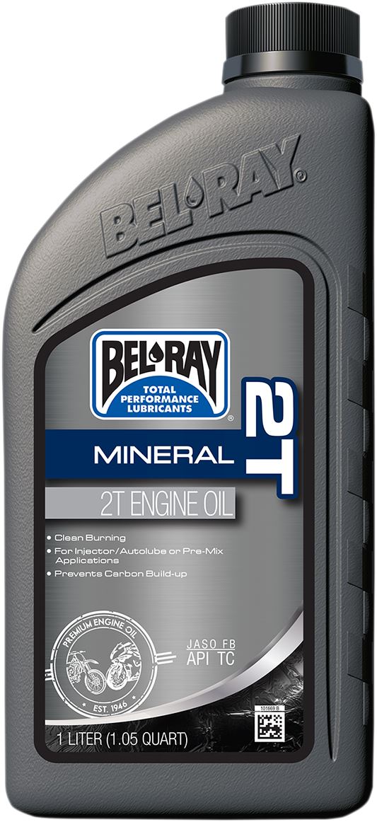 BEL-RAY Mineral 2T Engine Oil 1L 99010-B1LW
